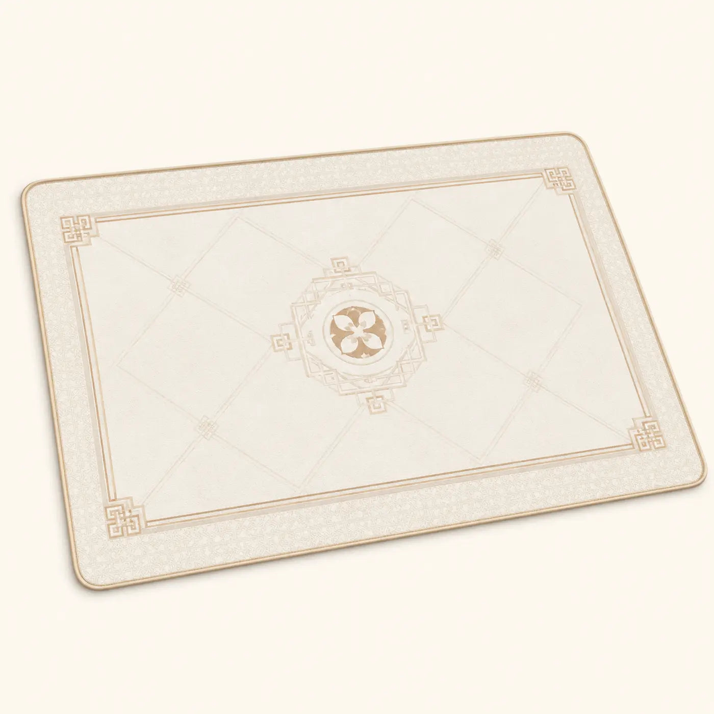 Pearl Geometric Mahjong Mat