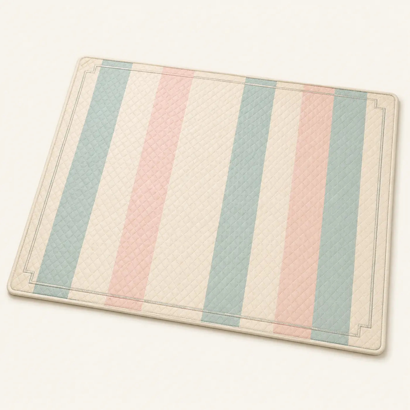 Pastel Cabana Stripe Mahjong Mat